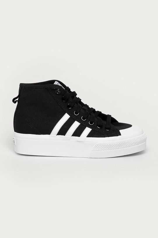 adidas Originals - Високи кецове Nizza Platform Mid FY2783 платформа черен FY2783