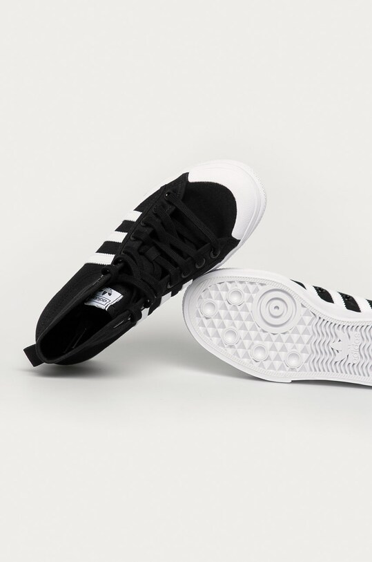 adidas Originals - Trampki Nizza Platform Mid czarny FY2783