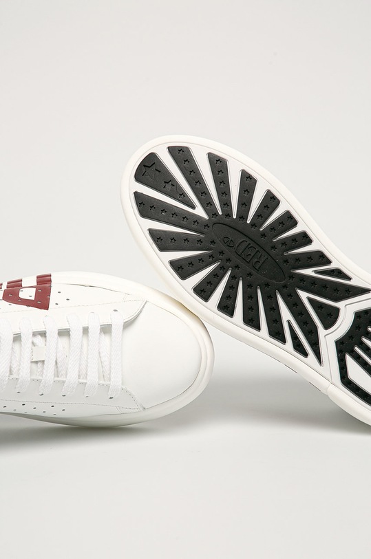 Red Valentino - Buty skórzane czerwony VQ2S0E11JIB