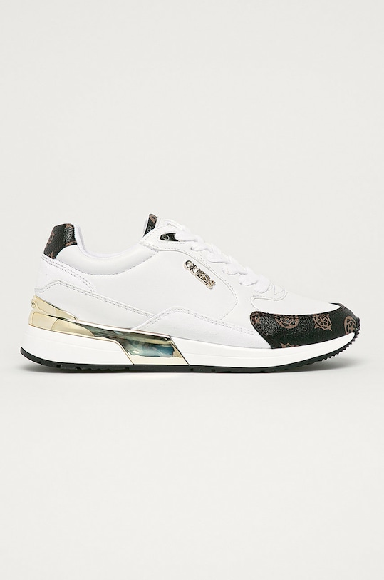 Guess – Buty MOXEA płaska biały FL5MOX.FAL12