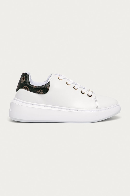 Guess - Boty platforma bílá FL6B2R.FAL12