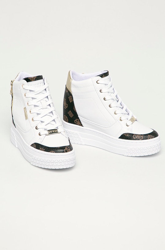 Guess - Topánky FL6RI2.FAL12 biela SS21