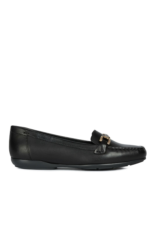 Geox - Δερμάτινα μοκασίνια D ANNYTAH MOC A φλατ μαύρο D84BMA.00043.ANNYTAH