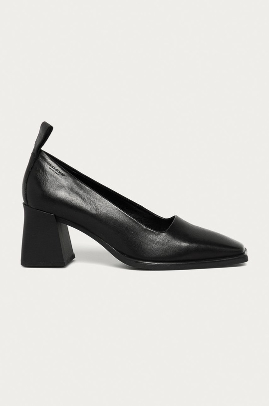 Vagabond Shoemakers - Czółenka skórzane Hedda słupek czarny 5103.001.20