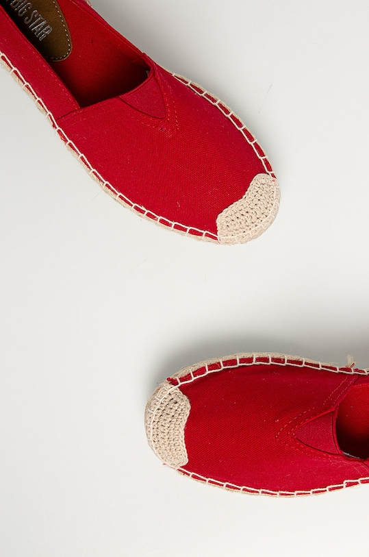 Big Star - Espadryle czerwony HH274494