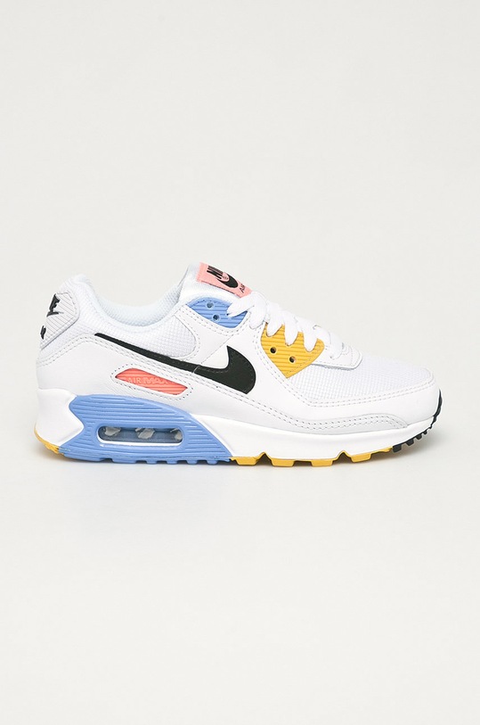 Nike Sportswear - Topánky Air Max 90 usňová koža biela CZ3950