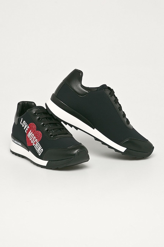 Love Moschino - Topánky JA15032G1CIOV000 čierna SS21