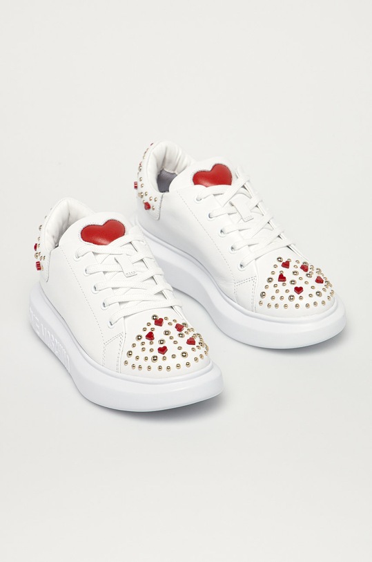 Love Moschino - Pantofi JA15224G1CIA0100 alb SS21