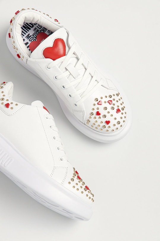 Love Moschino - Pantofi JA15224G1CIA0100 alb