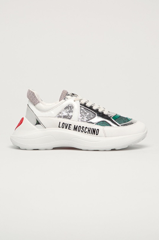 Love Moschino - Pantofi sintetic alb JA15306G1CIR190A