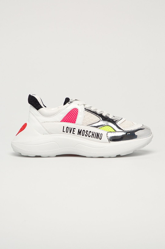 Love Moschino - Buty tekstylny biały JA15306G1CIV410A