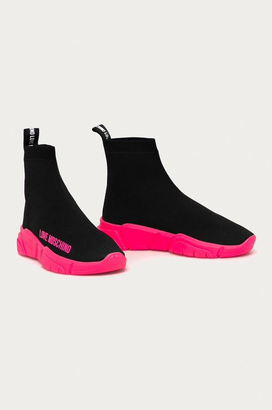 Love Moschino - Topánky JA15343G1CIZ500B čierna SS21