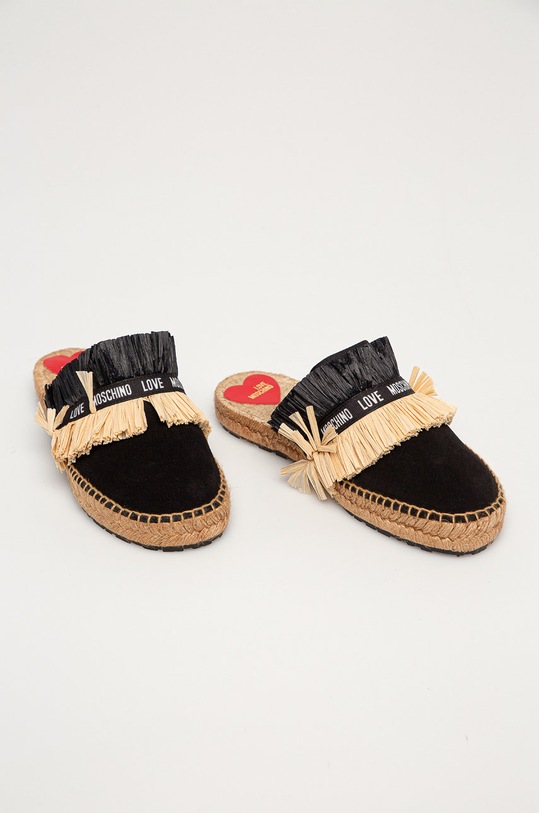 Love Moschino - Natikače JA10412G0CJG0000 crna SS21