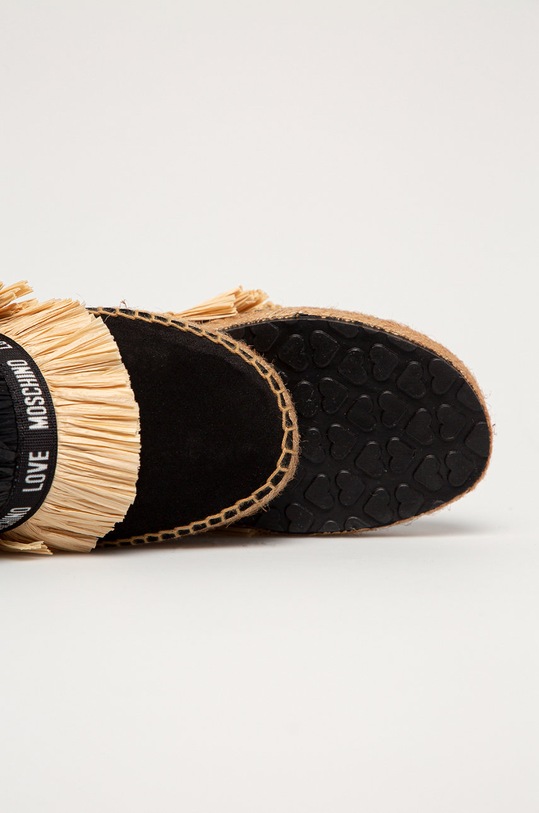 Love Moschino - Natikače crna JA10412G0CJG0000