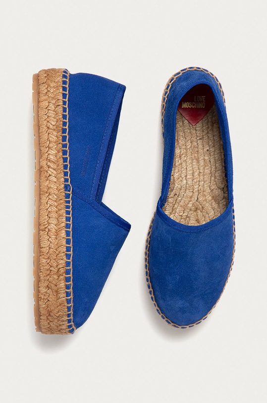 Love Moschino - Espadryle niebieski JA10443G0CJG0705