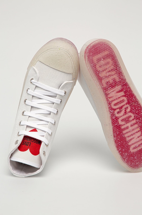 Love Moschino - Trampki biały JA15353G0CJJ0100