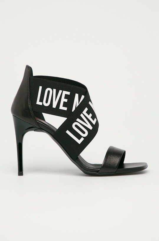 Love Moschino - Sandały tekstylny czarny JA16109C0CJC0000