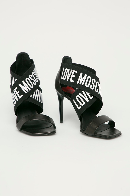 Love Moschino - Sandały JA16109C0CJC0000 czarny SS21