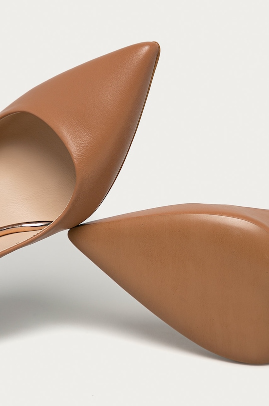 Baldowski - Szpilki skórzane D00580.1451.159 beżowy