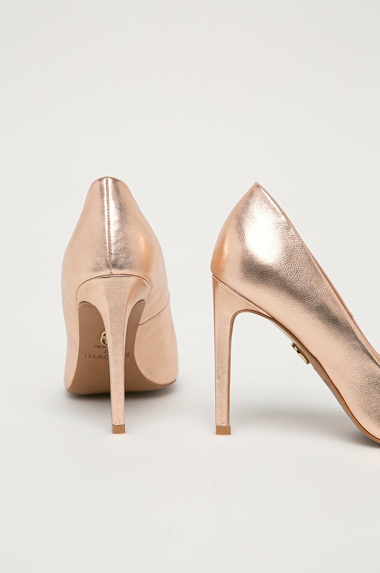 Obuwie Baldowski Szpilki skórzane D00580.1451.284 beżowy