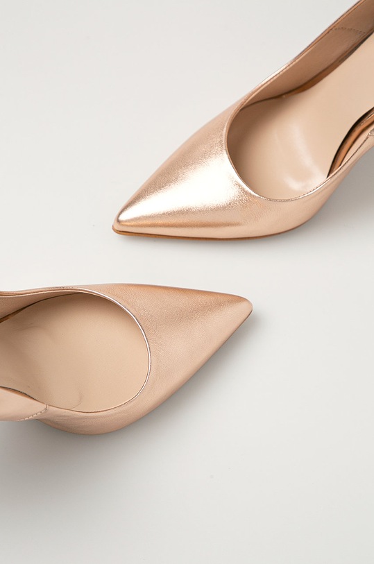 Baldowski Szpilki skórzane D00580.1451.284 beżowy