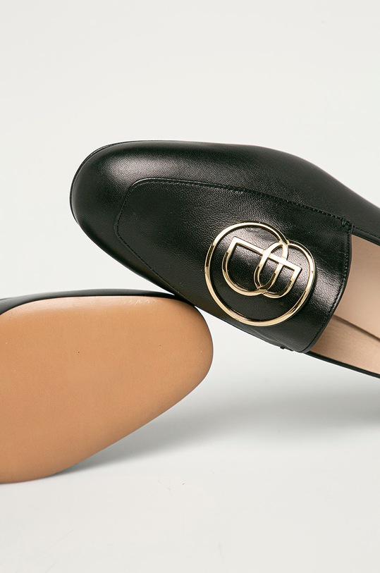 Baldowski - Mokasyny skórzane czarny W00400.8321.050