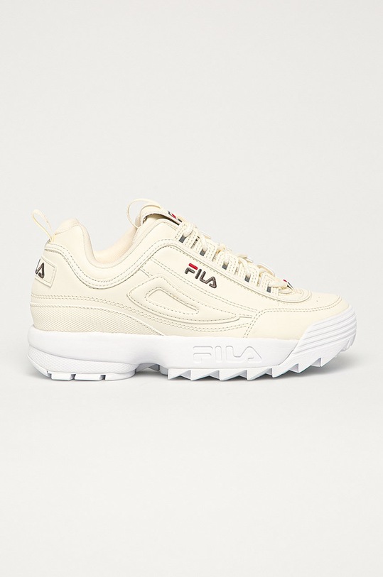 Fila - Buty Disruptor low imitacja skóry licowej beżowy 1010302.84R