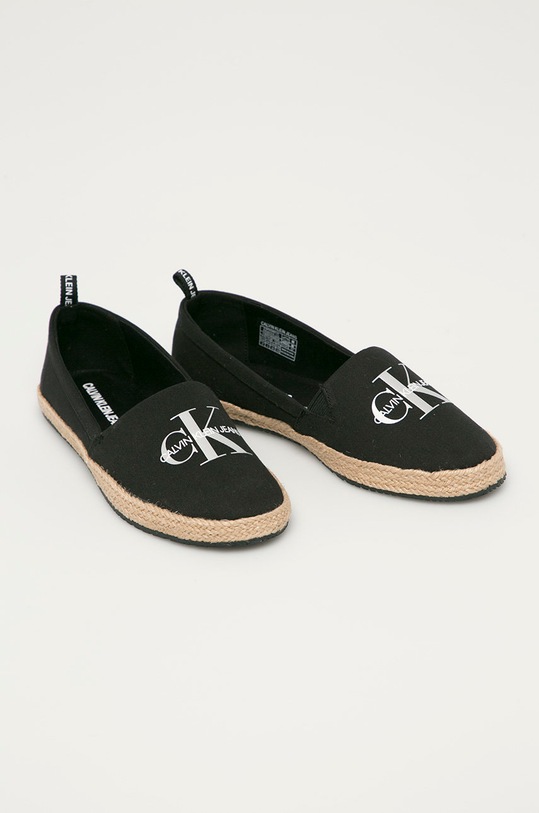 Calvin Klein Jeans - Espadrilky YW0YW00035BDS černá SS21
