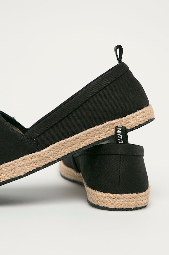 Boty Calvin Klein Jeans - Espadrilky YW0YW00035BDS černá