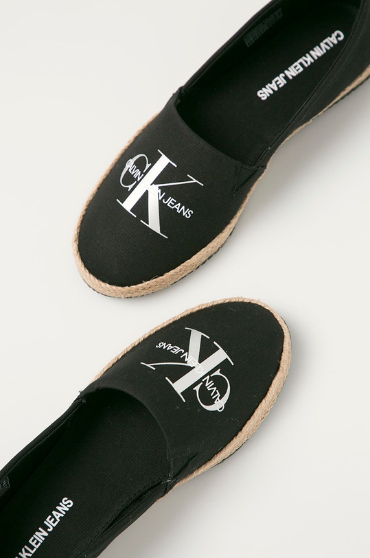 Calvin Klein Jeans - Espadrilky černá YW0YW00035BDS