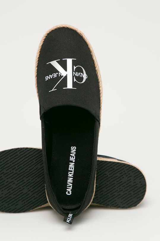 Calvin Klein Jeans - Espadrilky YW0YW00035BDS černá