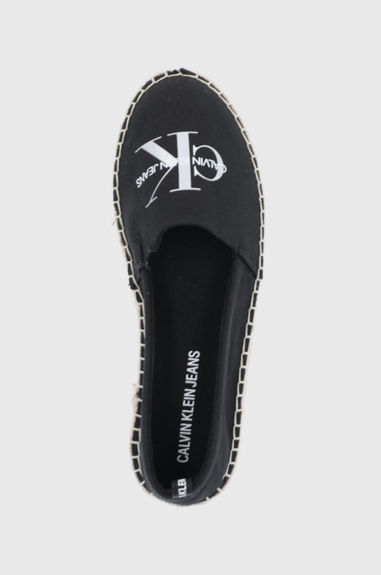 Espadrilky Calvin Klein Jeans čierna YW0YW00037BDS
