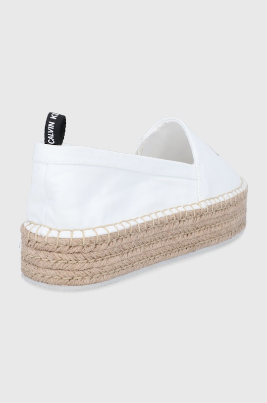 Boty Espadrilky Calvin Klein Jeans YW0YW00037YAF bílá