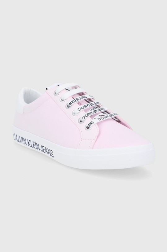 Boty Calvin Klein Jeans YW0YW00057TN9 růžová SS21