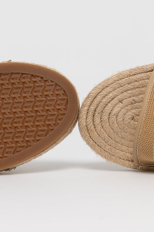 Pantofle Tommy Hilfiger béžová FW0FW05625