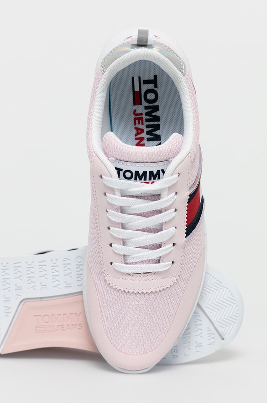 Topánky Tommy Jeans ružová EN0EN01359