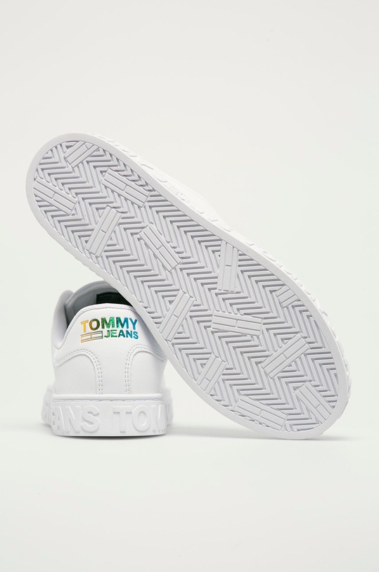 Obuwie Tommy Jeans - Buty skórzane EN0EN01363 EN0EN01363 biały