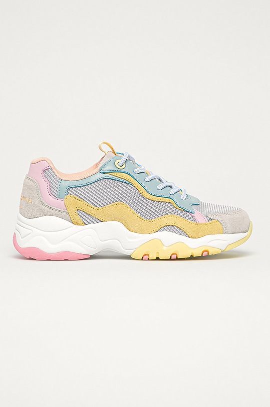 Pepe Jeans - Pantofi Sloane Mix piele întoarsă multicolor PLS31140