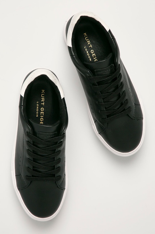 Kožené boty Kurt Geiger London Laney černá LANEY.00