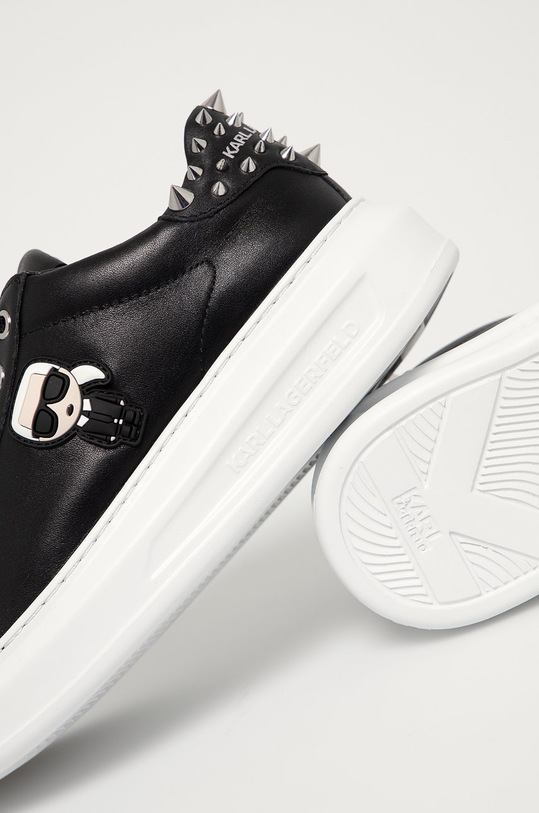 Karl Lagerfeld Buty skórzane KL62529.000 czarny KL62529.000