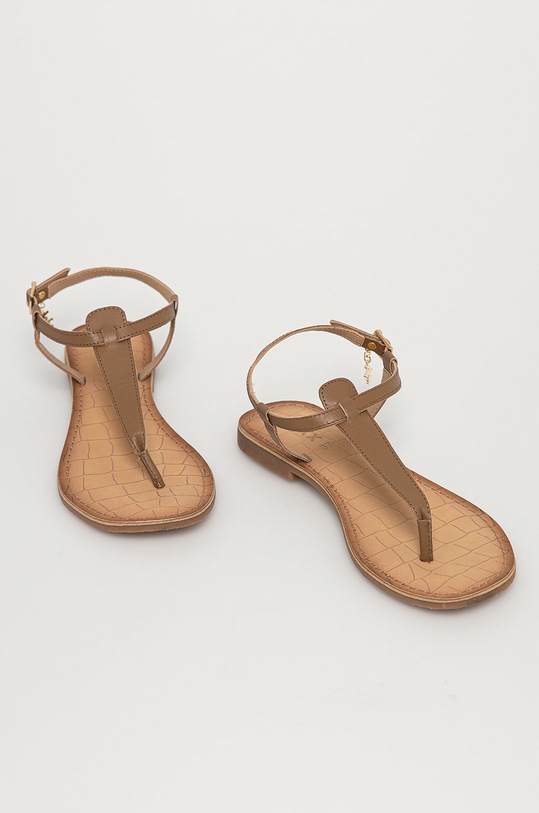 Mexx Sandały skórzane MXCY0044W brązowy SS21