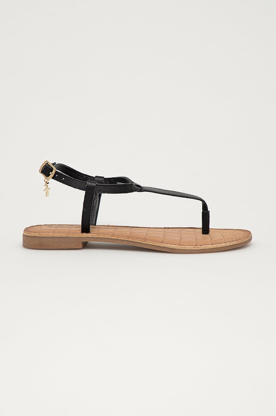 Kožené sandály Mexx přírodní kůže černá MXCY0044W