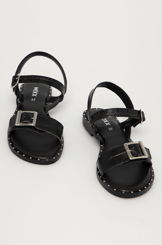Mexx Sandały skórzane MXCY0052W czarny SS21