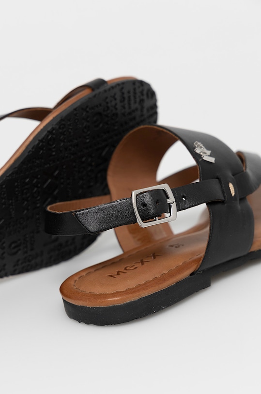 Mexx Sandały skórzane czarny MXOM0027W
