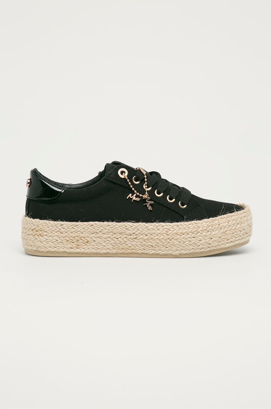 Mexx Espadryle platforma czarny MXSE0040.03W