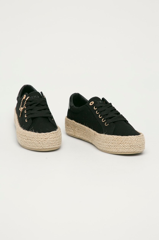 Mexx Espadryle MXSE0040.03W czarny SS21