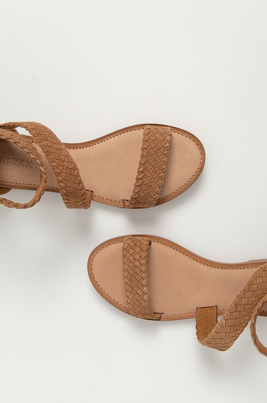 Mexx Sandały zamszowe brązowy MXSY0050W