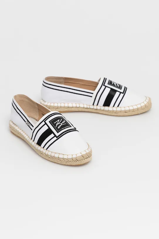 Karl Lagerfeld Espadrile KL80118.910 alb SS21