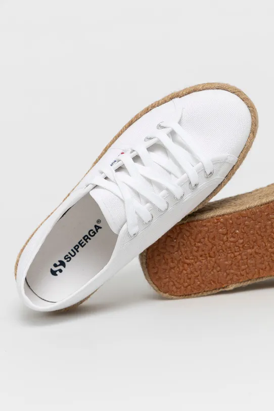 Superga Espadrile alb S51186W.901