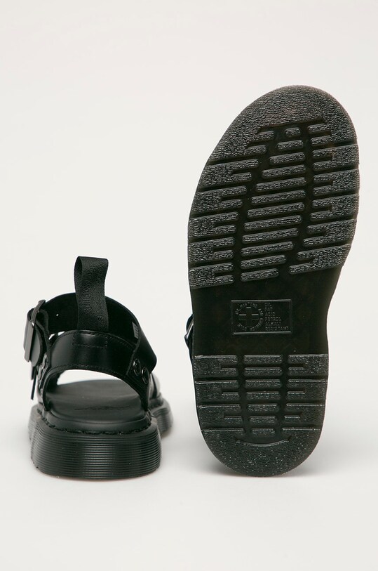 Încălțăminte Dr. Martens sandale de piele Gryphon DM15695001 negru